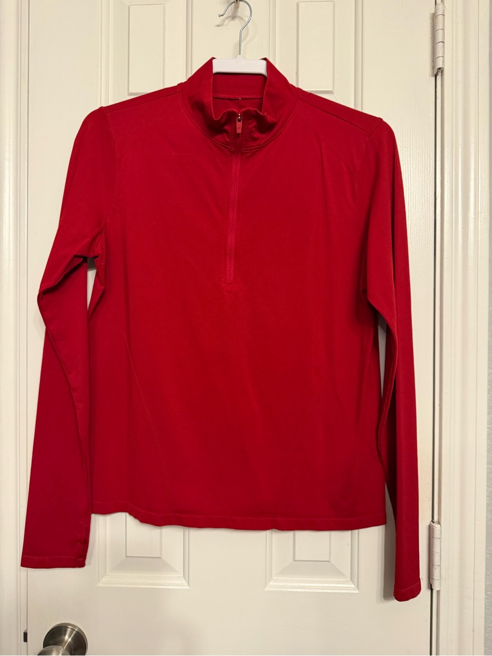 Fabletics Red Half-Zip Active Pullover